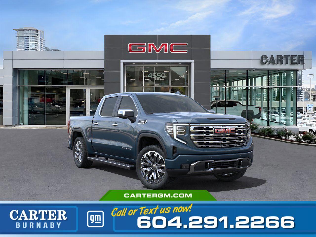 New 2025 GMC Sierra 1500 DENALI 4WD | Alum Wheels/Heated & Vented Seats for sale in Burnaby, BC