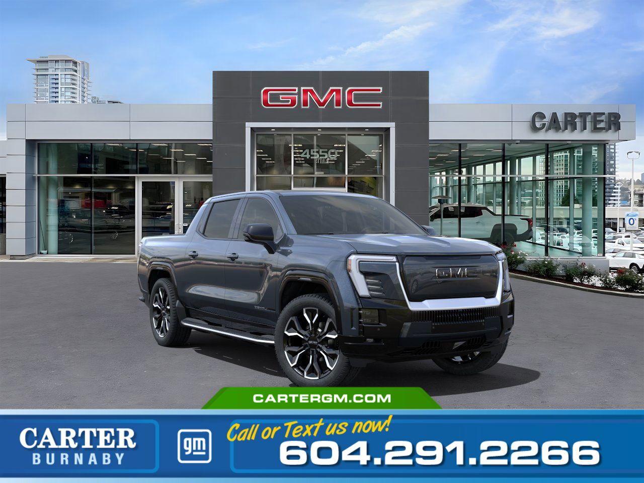 New 2025 GMC Sierra EV DENALI 4WD | Alum Wheels/Adpt Sus/Bose Spkrs for sale in Burnaby, BC