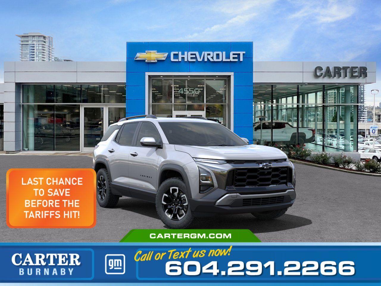 New 2025 Chevrolet Equinox | Beat the Tariffs — Lock In Your Price Now! for sale in Burnaby, BC