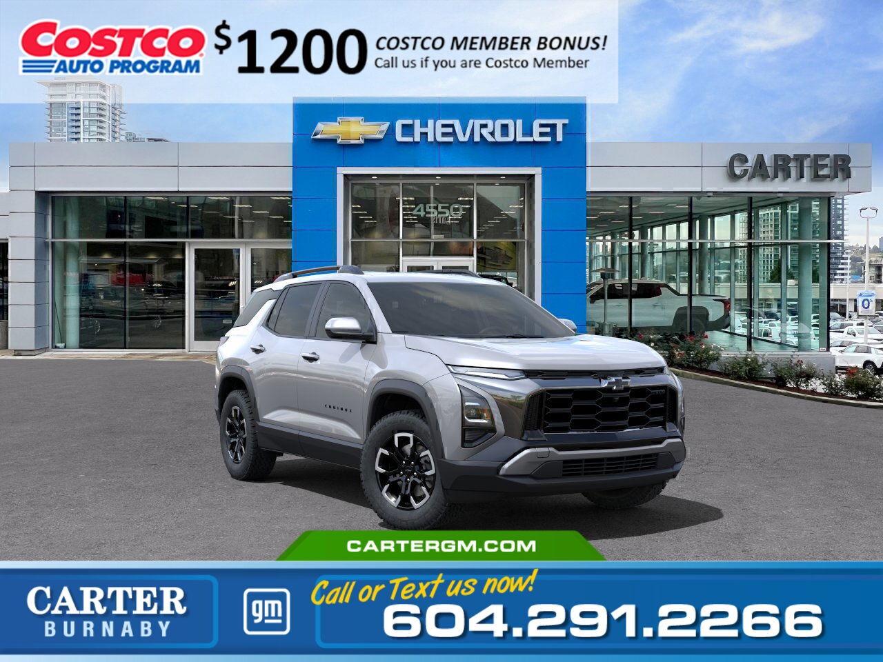 New 2025 Chevrolet Equinox | Beat the Tariffs — Lock In Your Price Now! for sale in Burnaby, BC