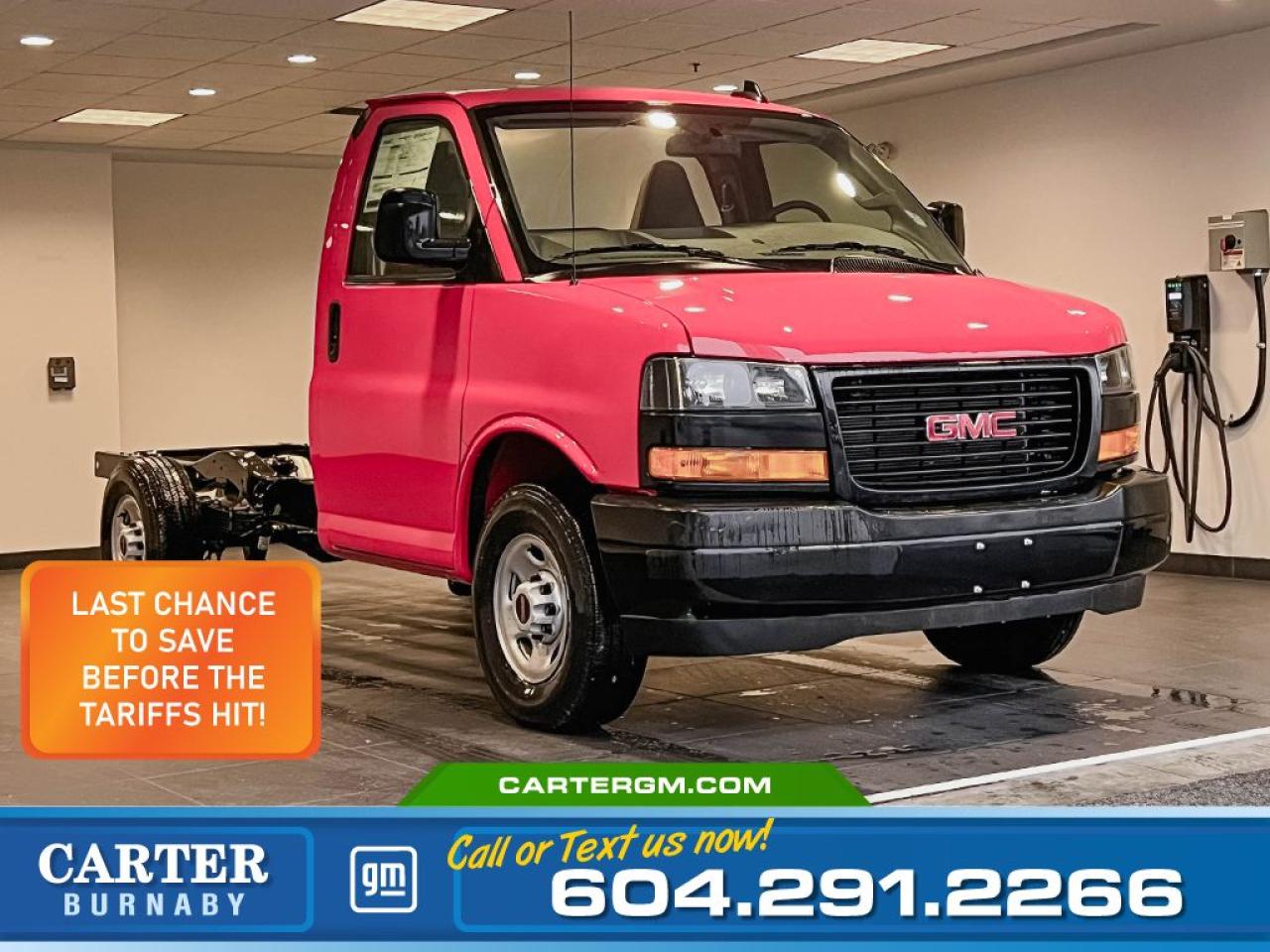 New 2024 GMC Savana CUTAWAY VAN | Steel Wheels/Air Con/Pwr Windows for sale in Burnaby, BC