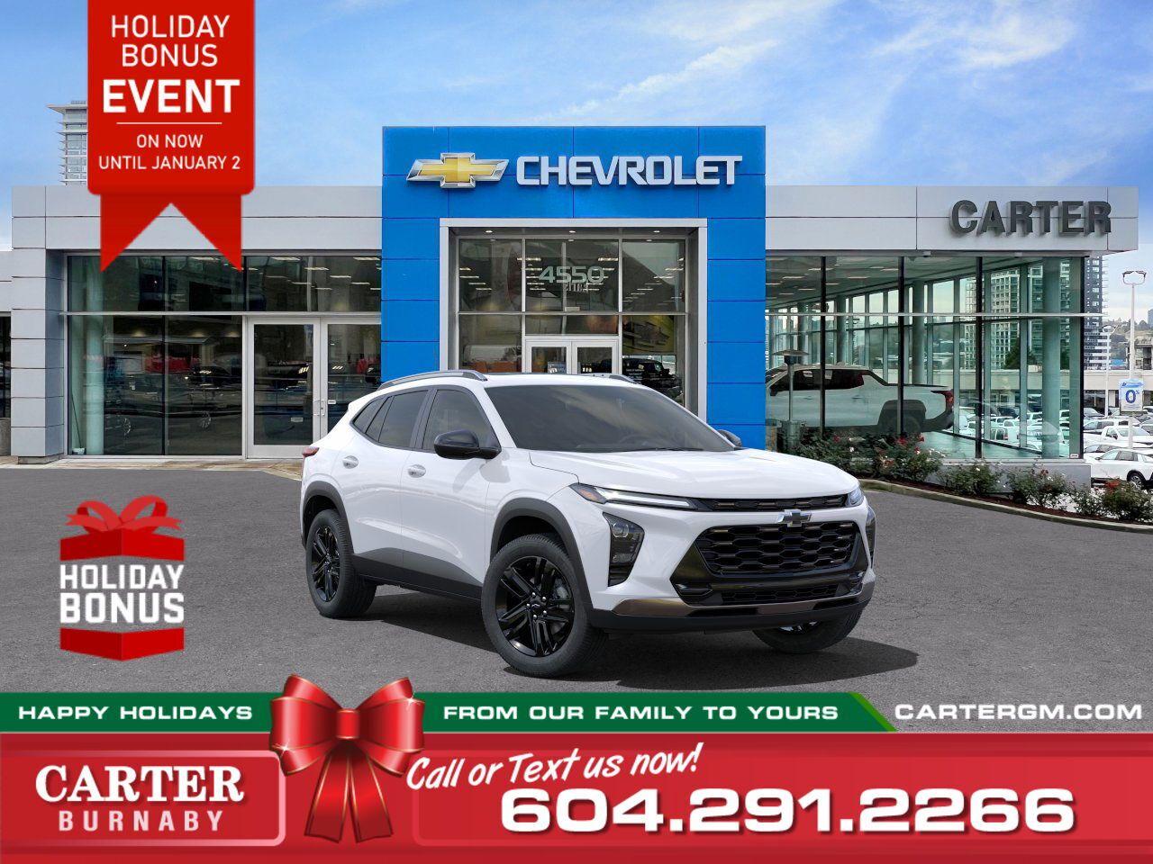 New 2024 Chevrolet Trax ACTIV | Alum Wheels/Sunroof/Adpt Cruise Ctrl for sale in Burnaby, BC