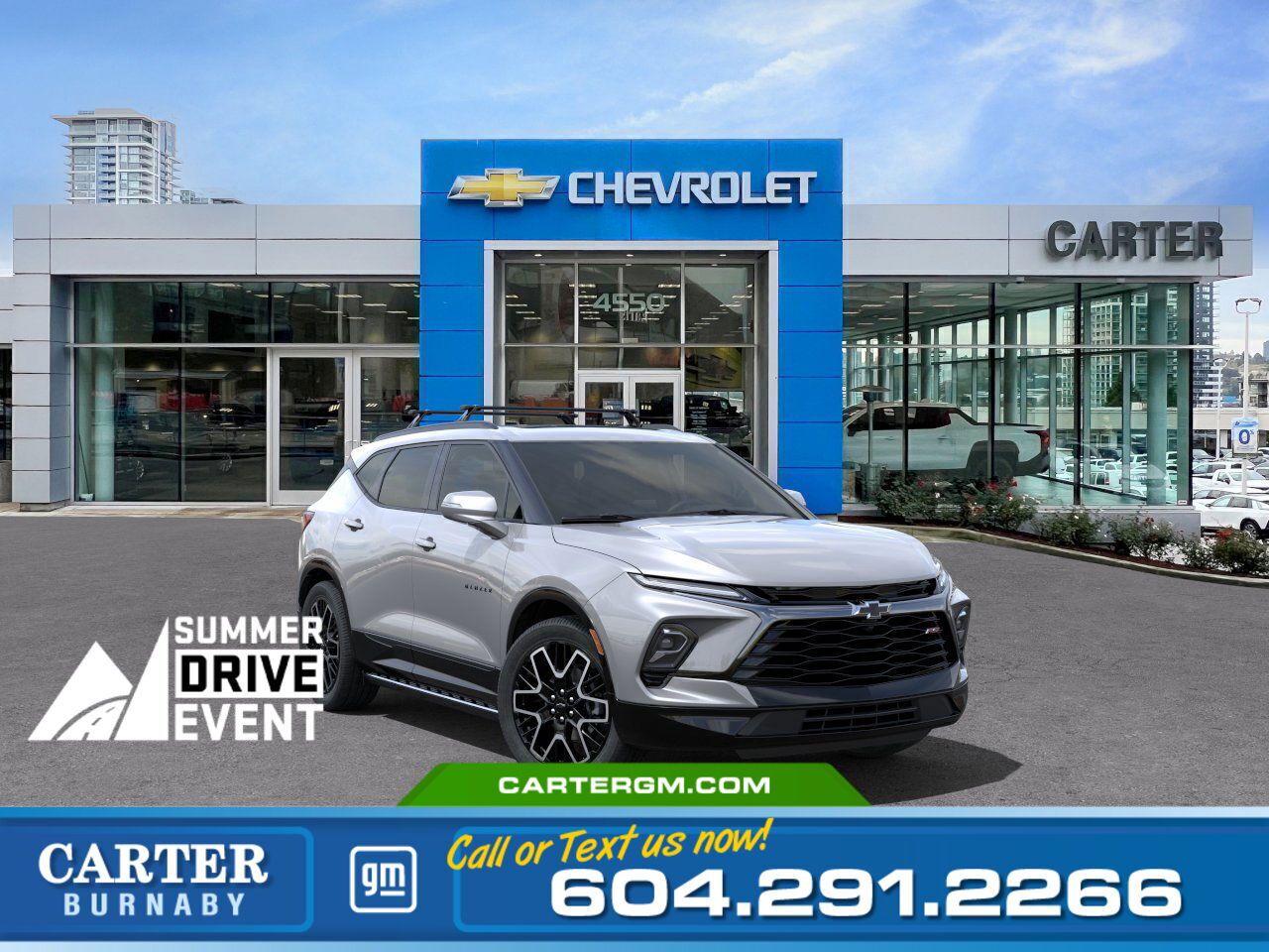 New 2025 Chevrolet Blazer RS AWD | Alum Wheels/Adpt Cruise/Driver Assist for sale in Burnaby, BC