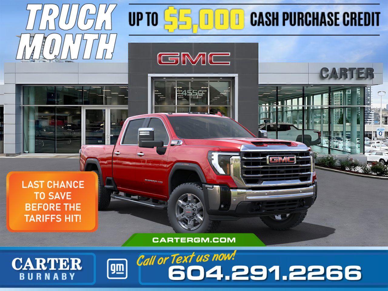 New 2025 GMC Sierra 3500 HD SLT 4WD | Beat the Tariffs — Lock In Your Price for sale in Burnaby, BC