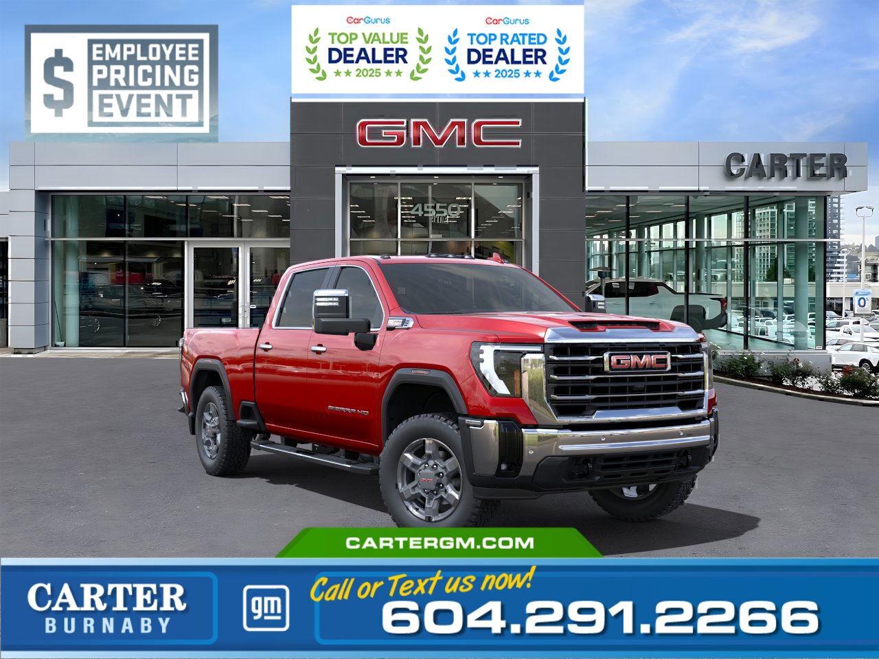 New 2025 GMC Sierra 3500 HD SLT 4WD | SAVE $11,553/PROGRADE TRAILERING for sale in Burnaby, BC