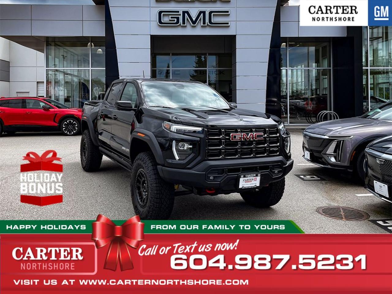 New 2024 GMC Canyon AT4X Crew Cab/Sunroof/Surround Vision for sale in North Vancouver, BC