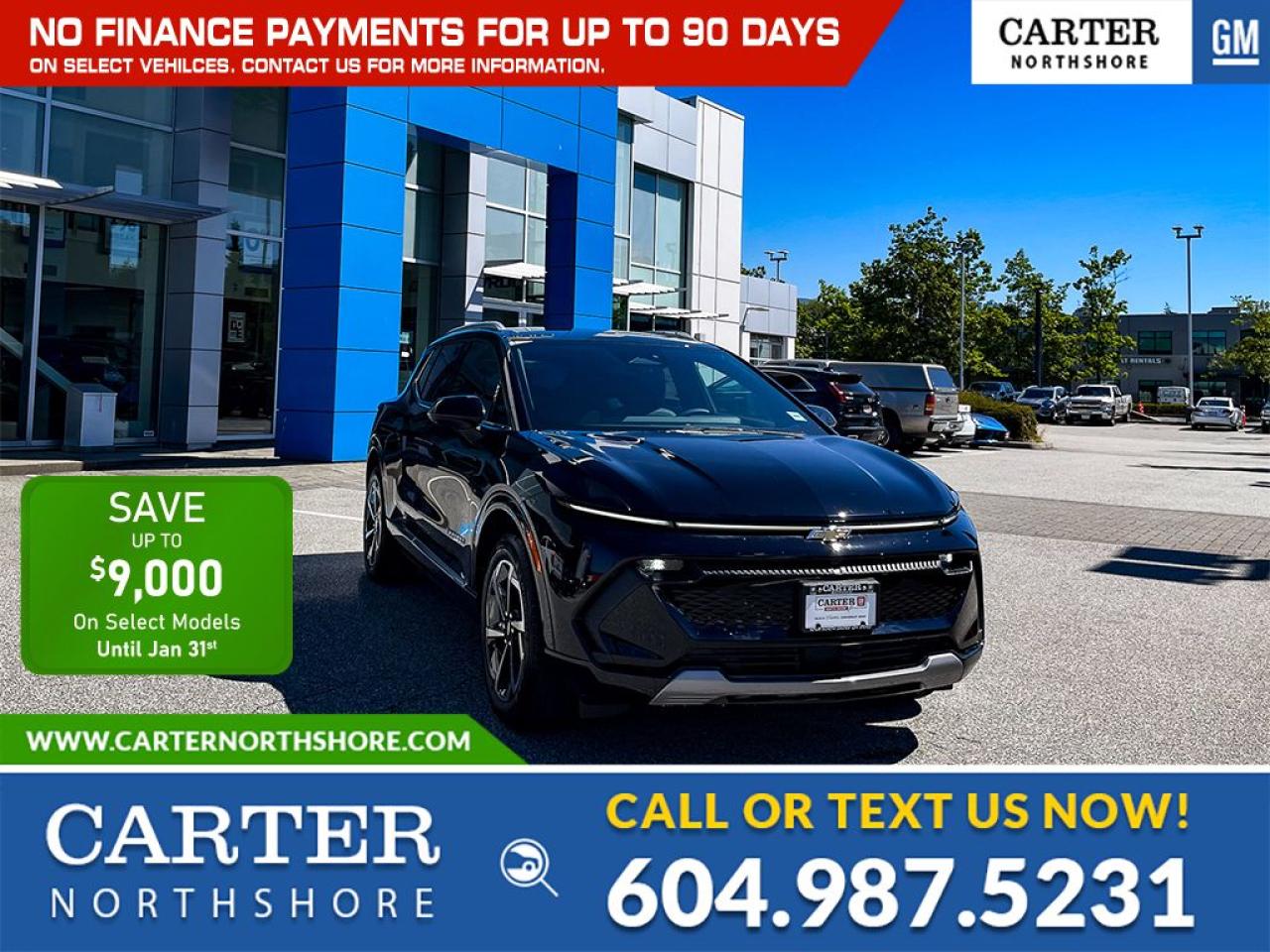 New 2024 Chevrolet Equinox EV SAVE $9,000 IN DEALERSHIP DISCOUNTS/AWD LT PKG for sale in North Vancouver, BC