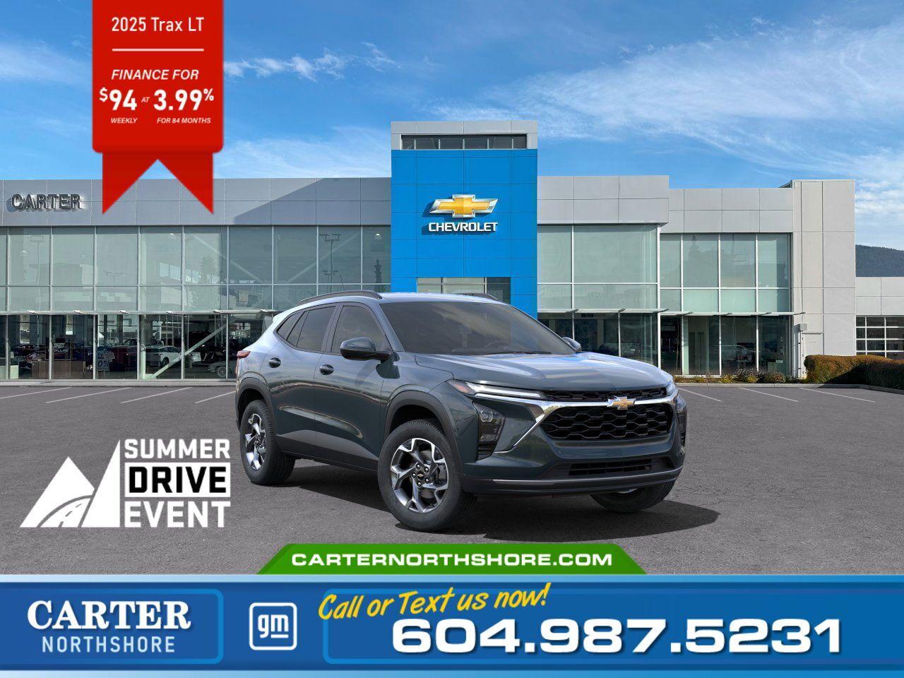 New 2025 Chevrolet Trax LT FWD | HD Rear Vision Camera/Roof Rails for sale in North Vancouver, BC