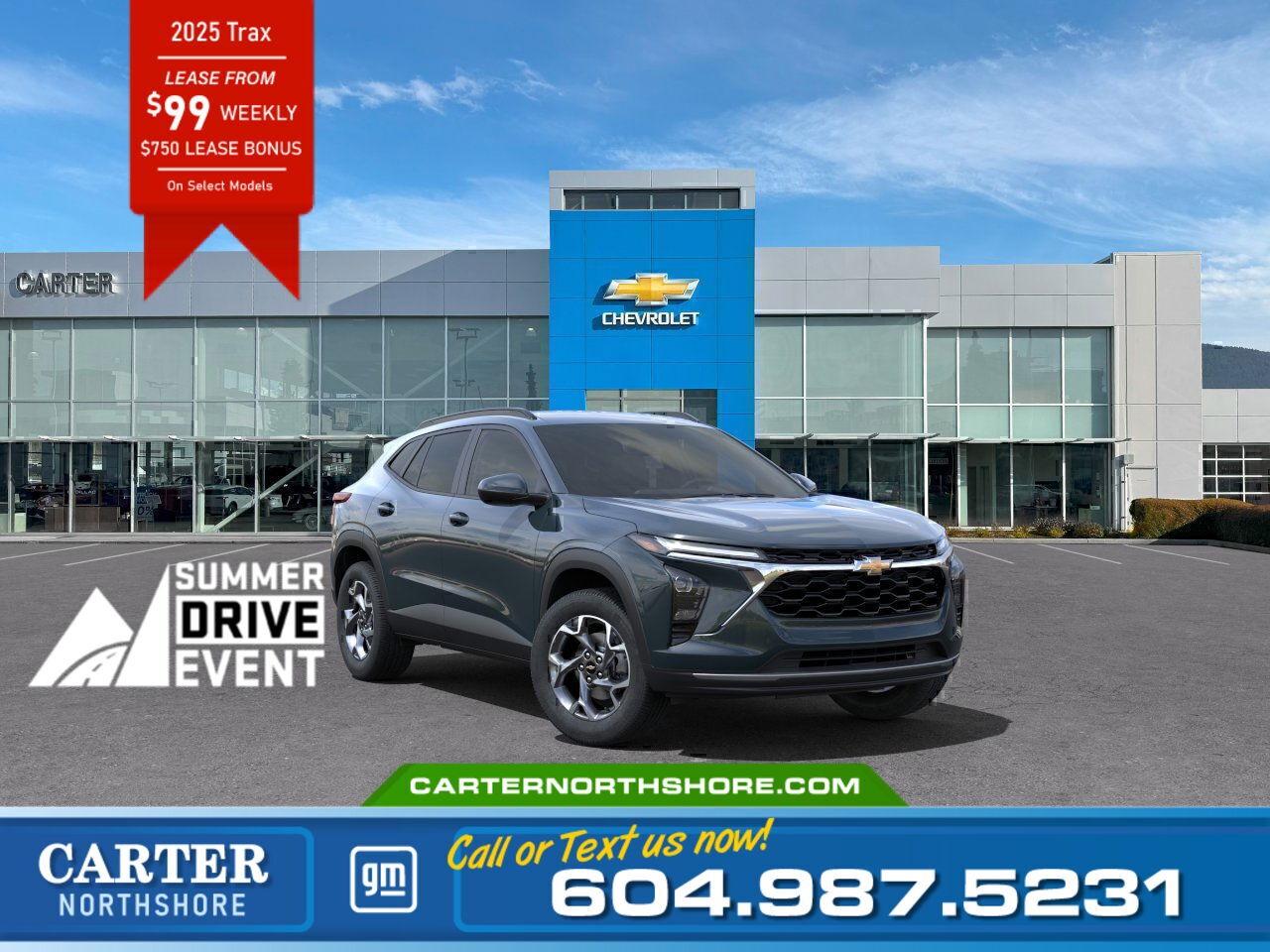 New 2025 Chevrolet Trax LT FWD | Lease $99 Weekly w/$750 Lease Bonus! for sale in North Vancouver, BC