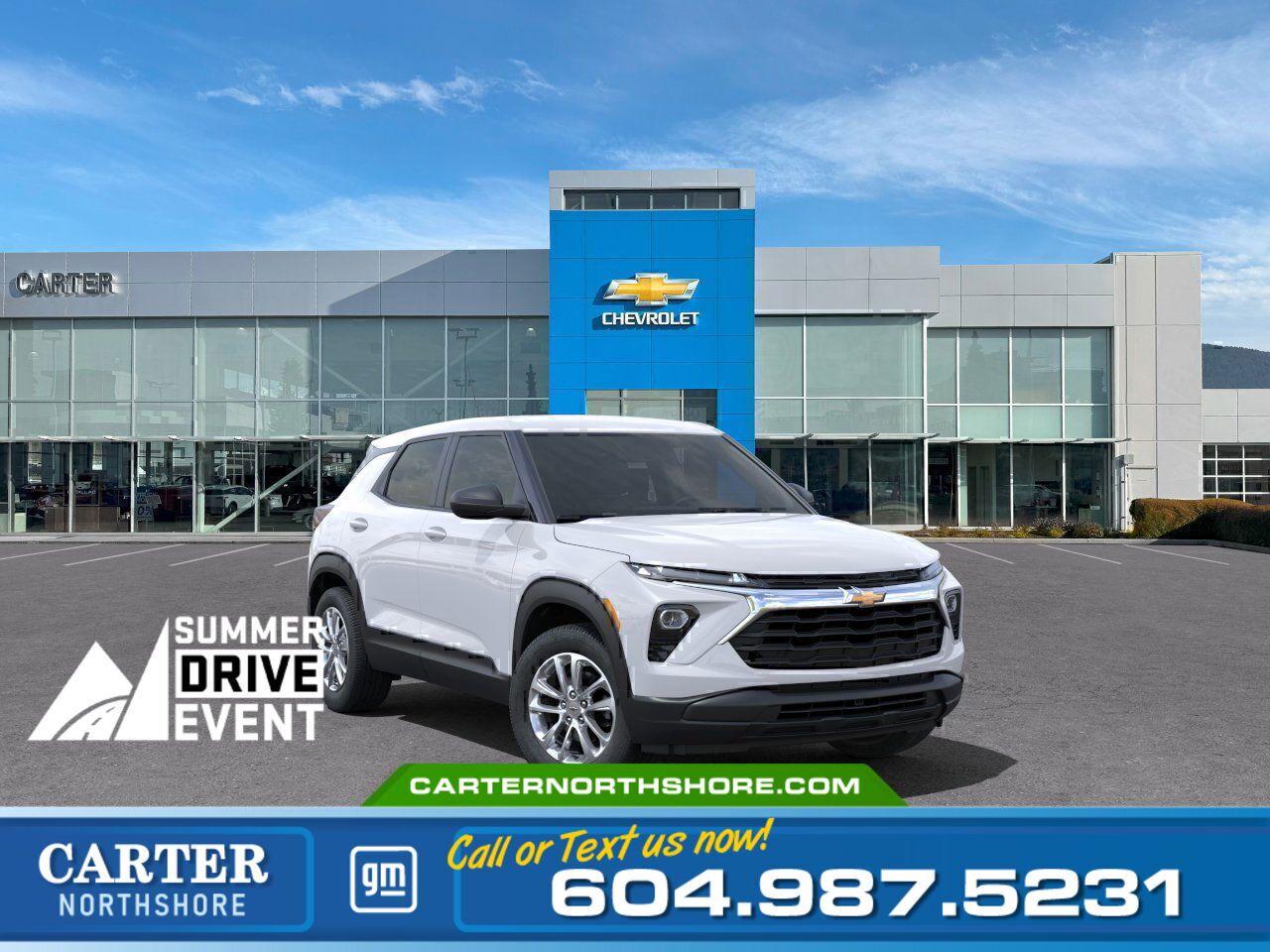 New 2024 Chevrolet TrailBlazer LS FWD/ CHEVROLET SAFETY ASSIST for sale in North Vancouver, BC