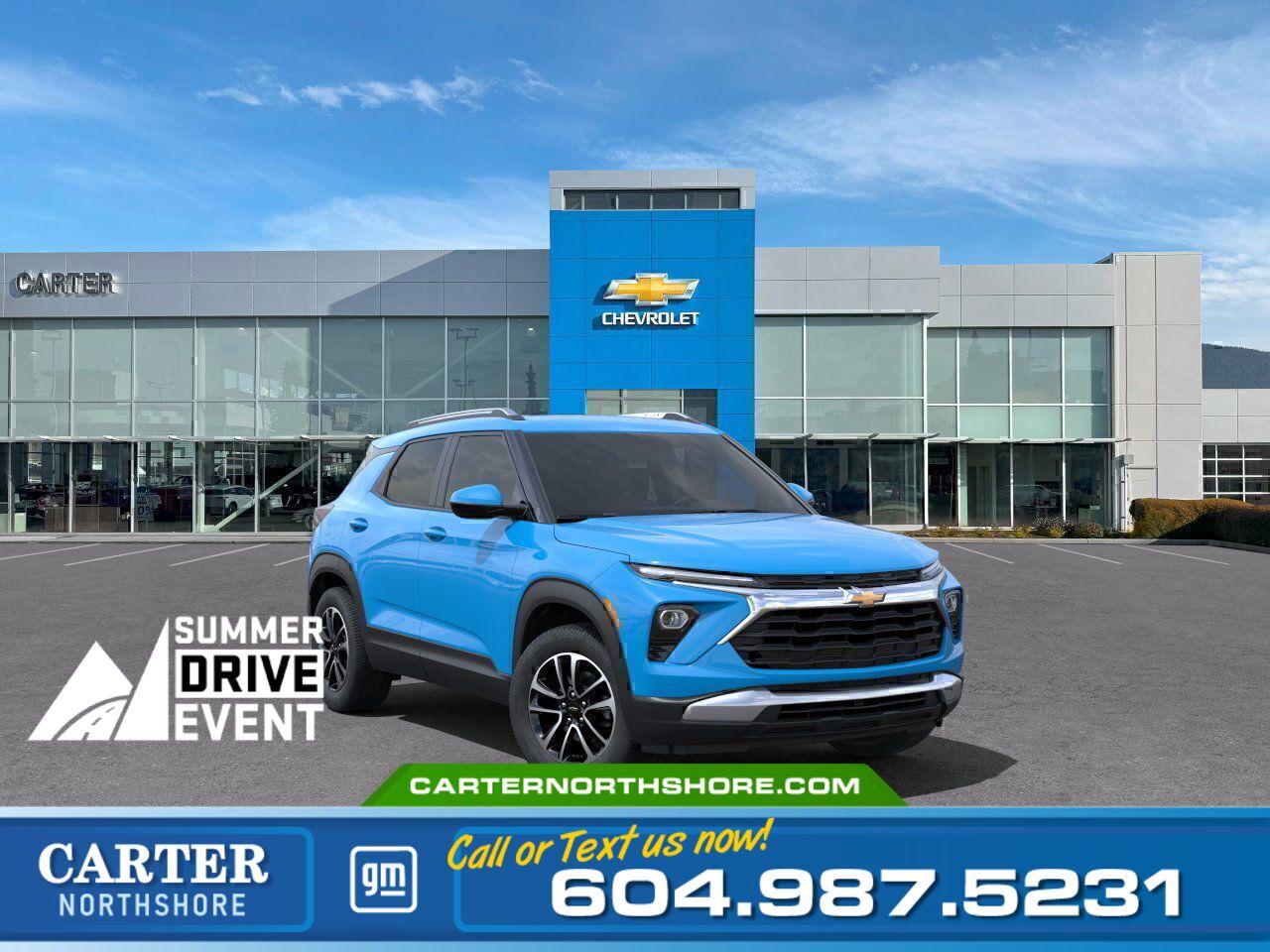 New 2024 Chevrolet TrailBlazer Chevy Safety Assist/LT Package for sale in North Vancouver, BC