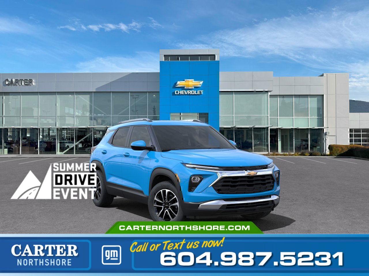 New 2024 Chevrolet TrailBlazer Chevy Safety Assist/LT Package for sale in North Vancouver, BC