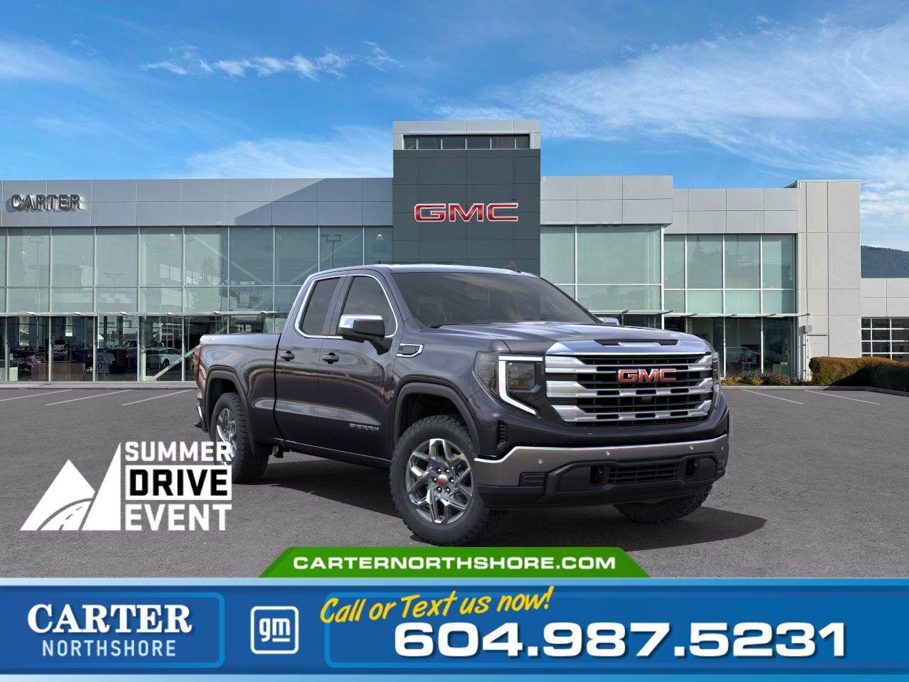 New 2024 GMC Sierra 1500 SLE/Double Cab Standard Box 4WD for sale in North Vancouver, BC