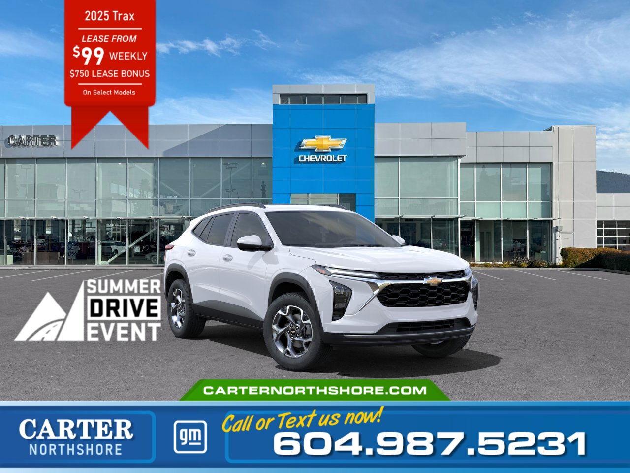 New 2025 Chevrolet Trax LT FWD | Lease $99 Weekly w/$750 Lease Bonus! for sale in North Vancouver, BC