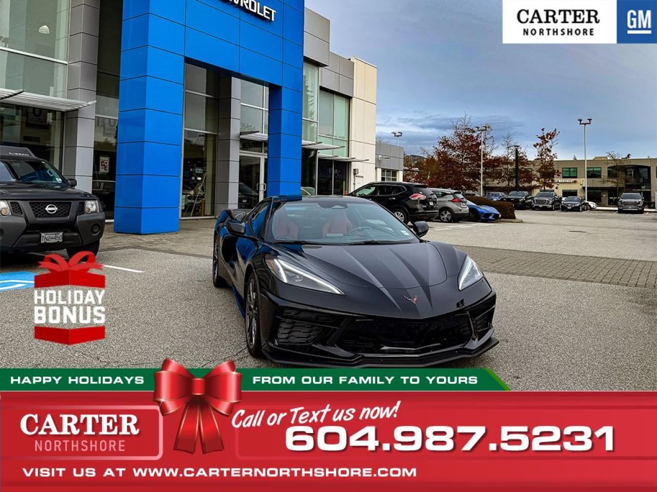 New 2025 Chevrolet Corvette STINGRAY COUPE/Removable Roof Panel/Google Built- for sale in North Vancouver, BC