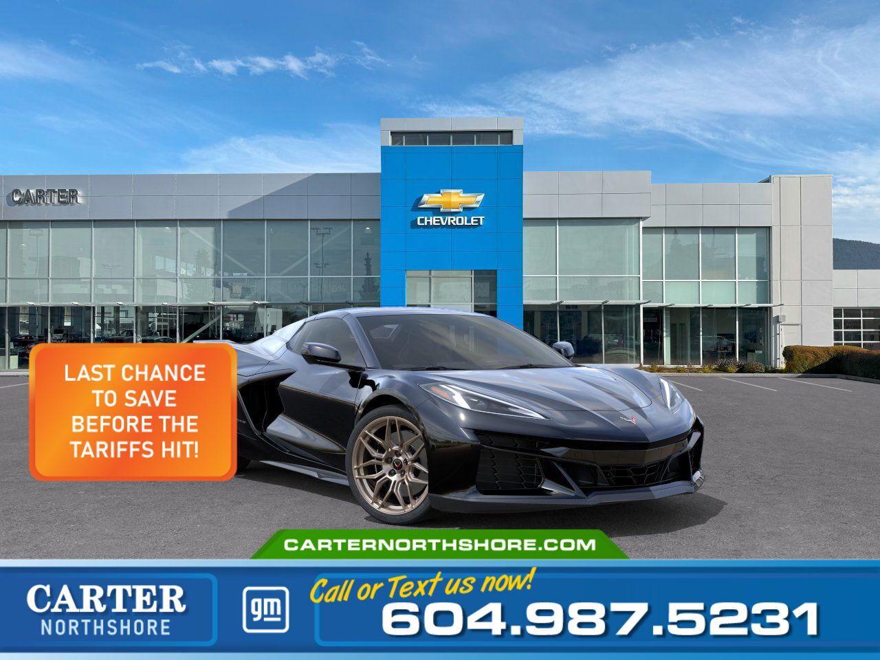 New 2025 Chevrolet Corvette 3LZ Package/CONVERTIBLE for sale in North Vancouver, BC