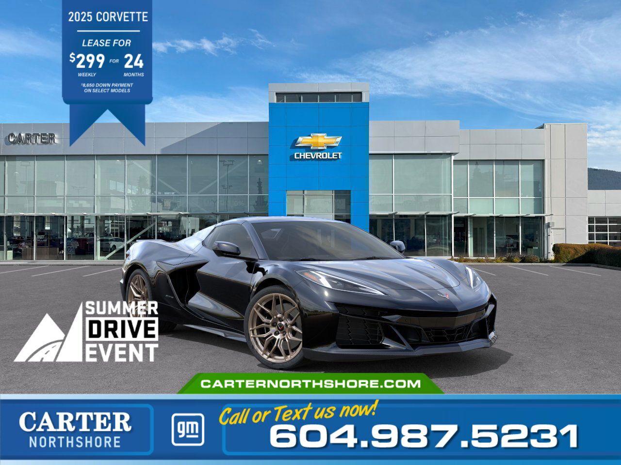 New 2025 Chevrolet Corvette 3LZ Package/CONVERTIBLE for sale in North Vancouver, BC