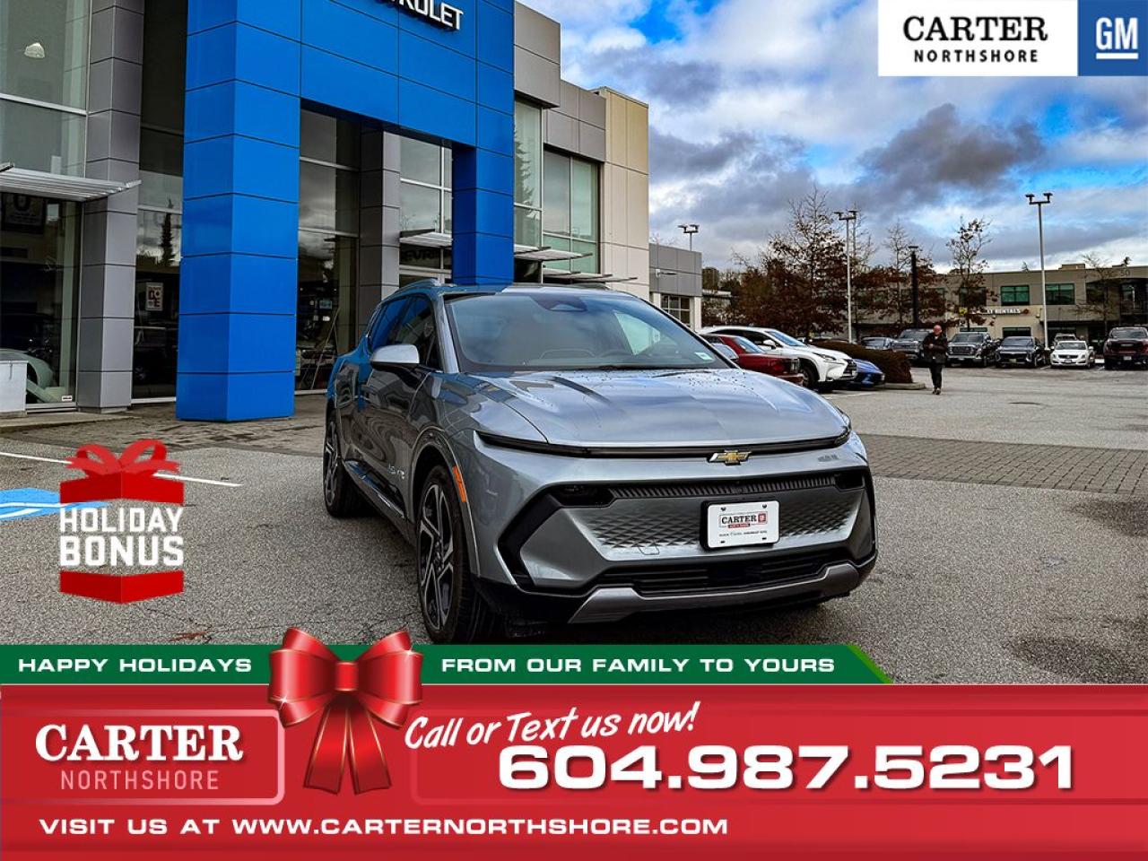 New 2025 Chevrolet Equinox EV GET UP TO $9,000 IN REBATES | Electric Drive Unit for sale in North Vancouver, BC