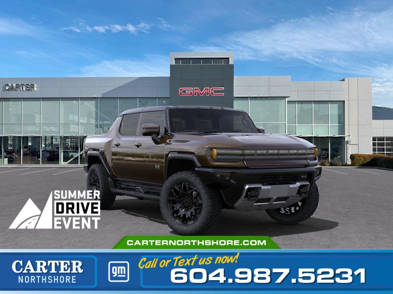 New 2025 GMC HUMMER EV Pickup 2X | Alum Wheels/Adpt Ride Sus/Bose Spkrs for sale in North Vancouver, BC