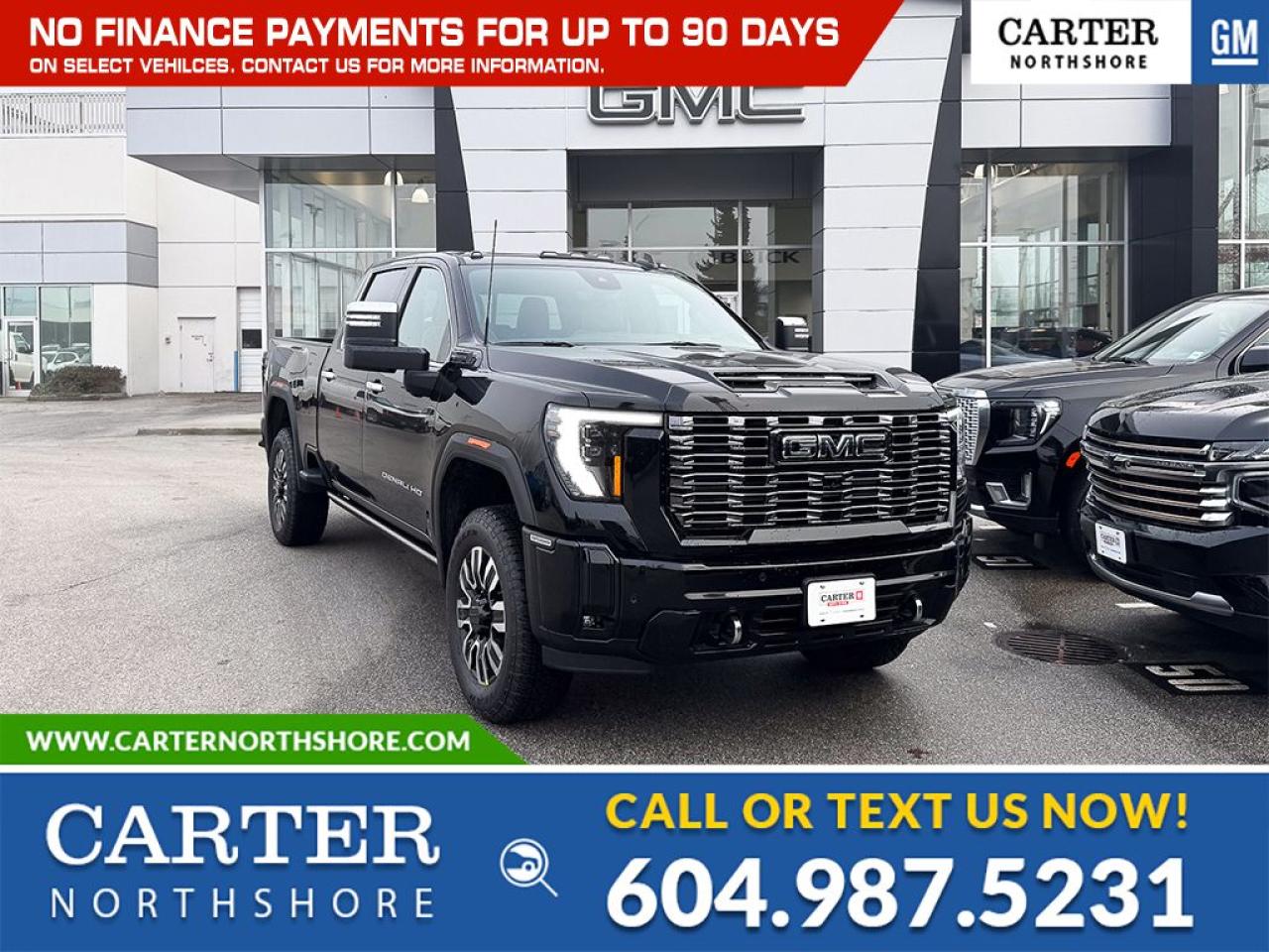 New 2025 GMC Sierra 3500 HD 4WD CREW CAB/DIESEL/LEATHER for sale in North Vancouver, BC