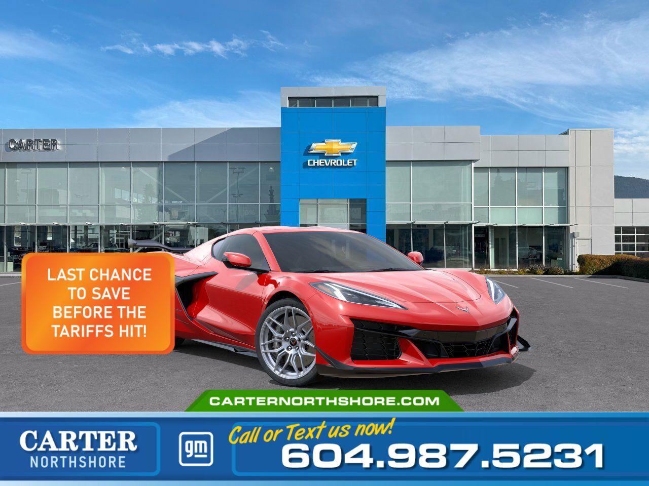 New 2025 Chevrolet Corvette 3LZ/Z07 Performance Package for sale in North Vancouver, BC
