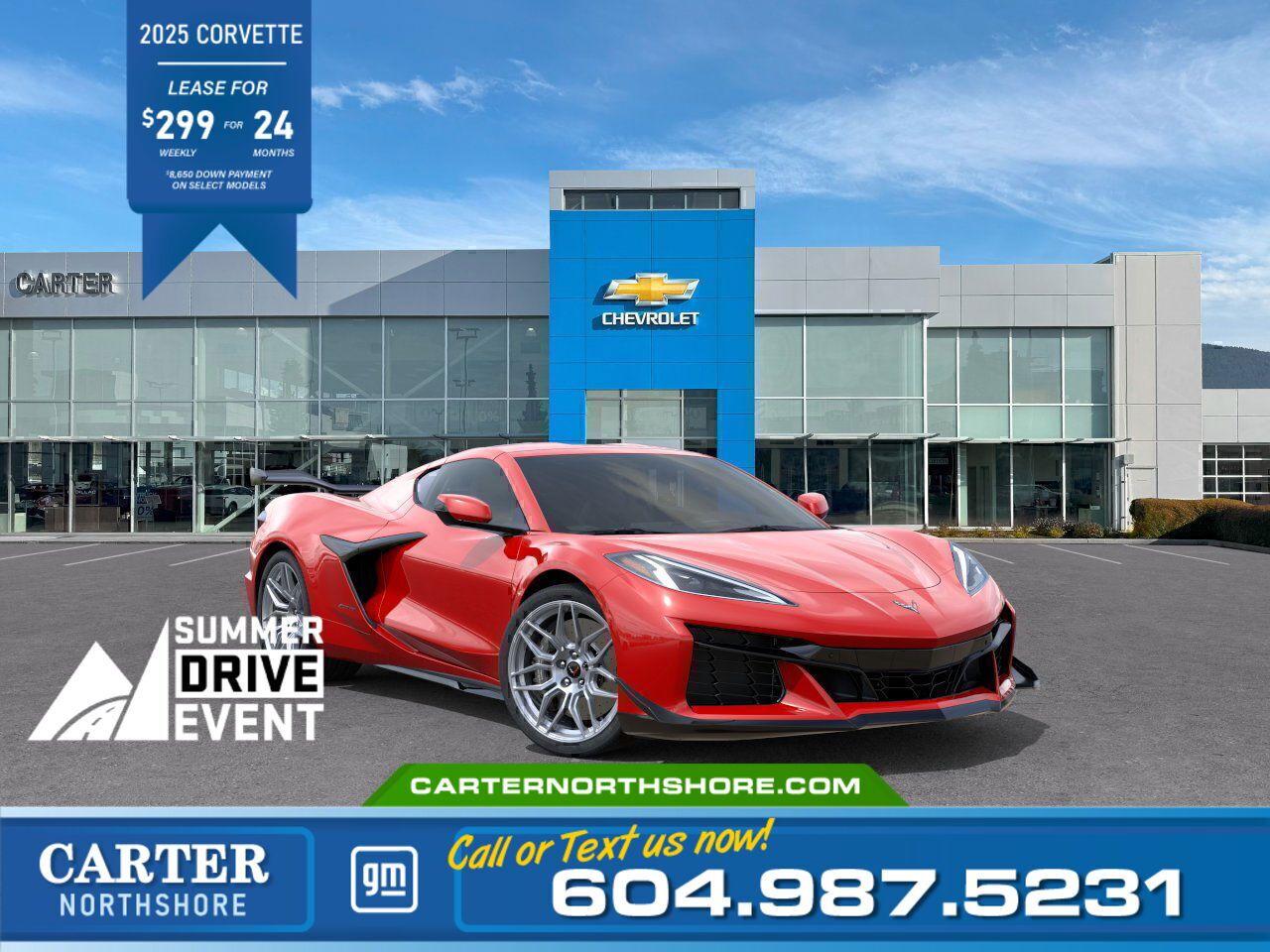 New 2025 Chevrolet Corvette 3LZ/Z07 Performance Package for sale in North Vancouver, BC