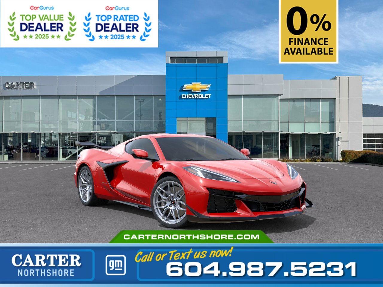 New 2025 Chevrolet Corvette 3LZ/Z07 Performance Package for sale in North Vancouver, BC