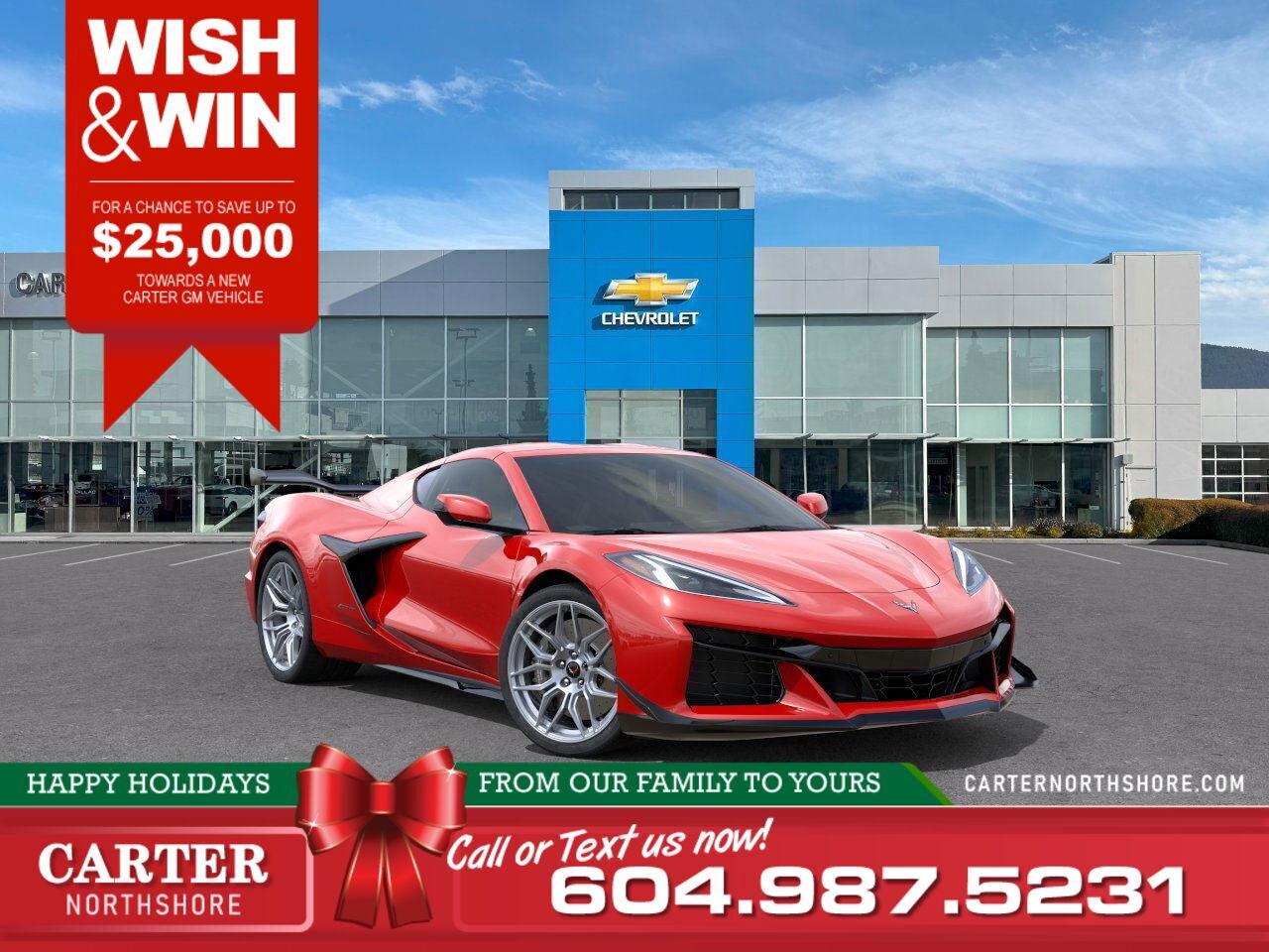 New 2025 Chevrolet Corvette 3LZ/Z07 Performance Package for sale in North Vancouver, BC