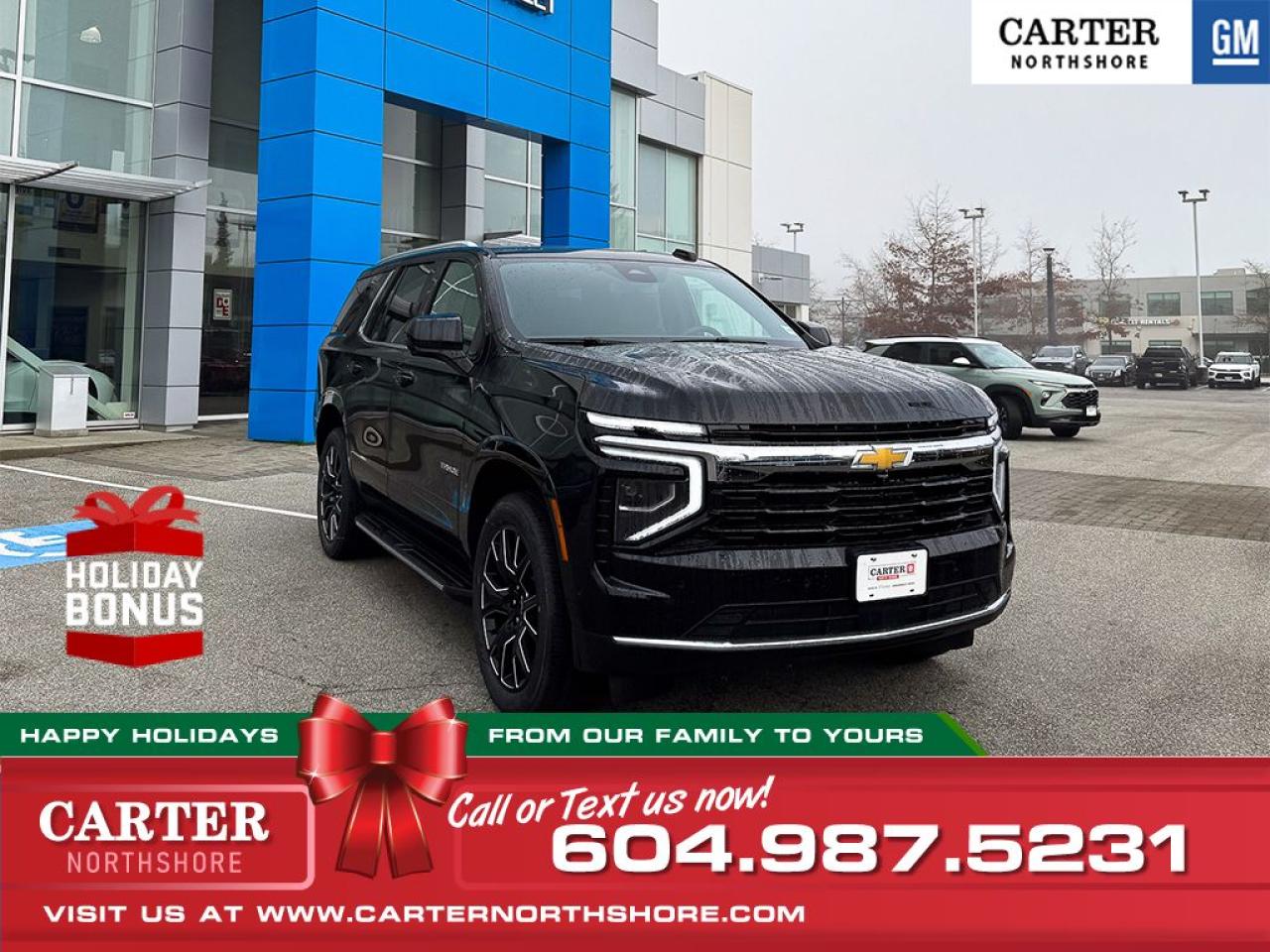 New 2025 Chevrolet Tahoe LS/Google Built-in/Surround Vision for sale in North Vancouver, BC