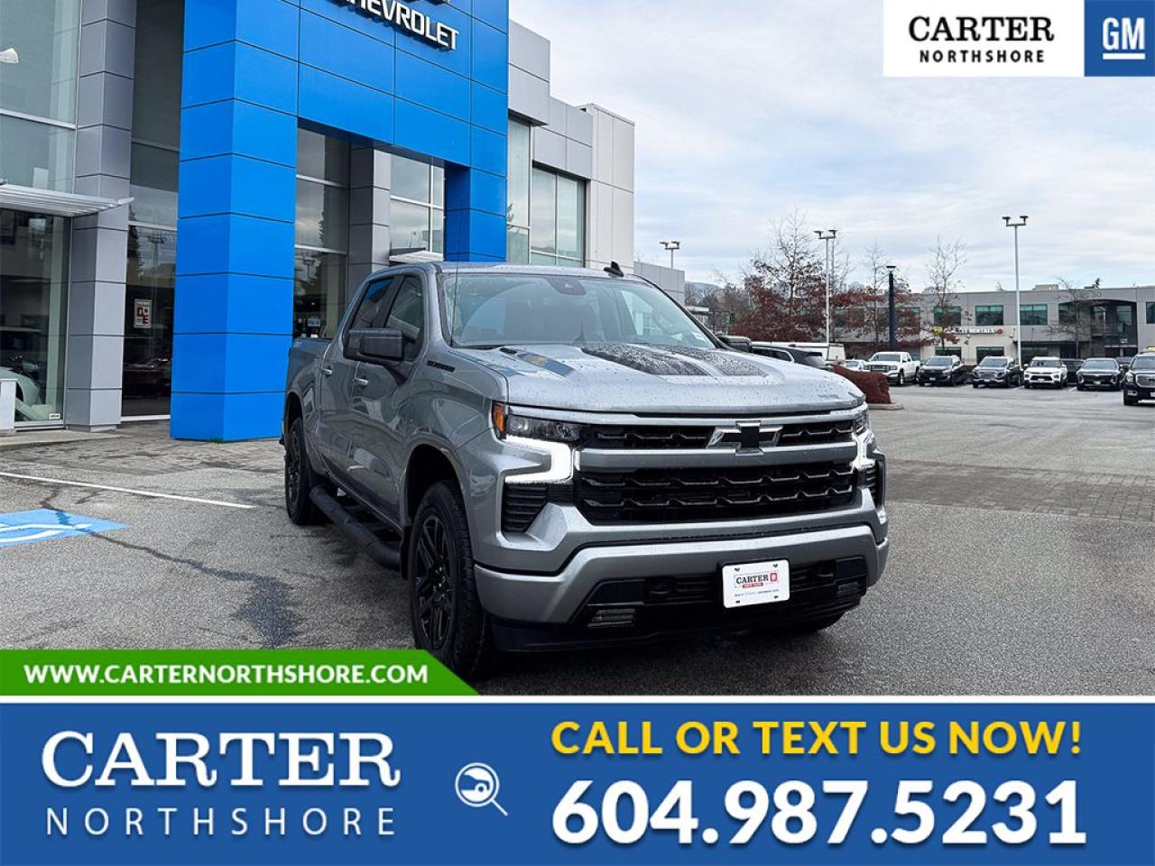 New 2025 Chevrolet Silverado 1500 Short Box Crew Cab 4WD for sale in North Vancouver, BC