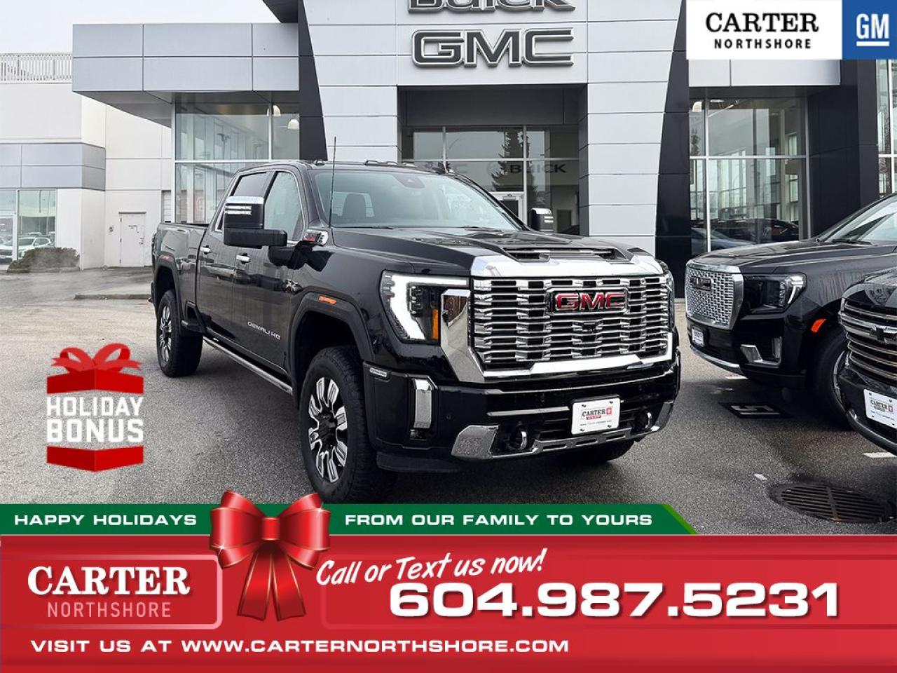 New 2025 GMC Sierra 3500 HD CREW CAB STANDARD BOX 4WD/DIESEL/DENALI for sale in North Vancouver, BC