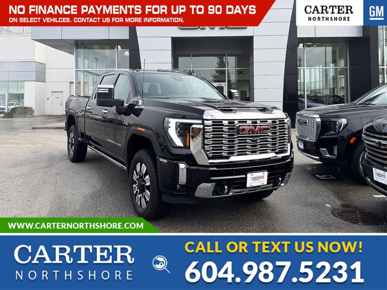 New 2025 GMC Sierra 3500 HD CREW CAB STANDARD BOX 4WD/DIESEL/DENALI for sale in North Vancouver, BC