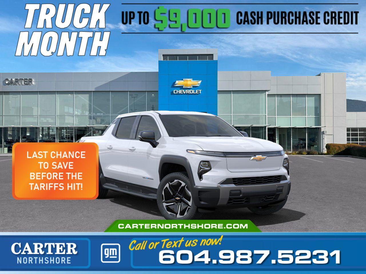 New 2025 Chevrolet Silverado EV Extended Range LT | Costco Members get $1,200 Dis for sale in North Vancouver, BC