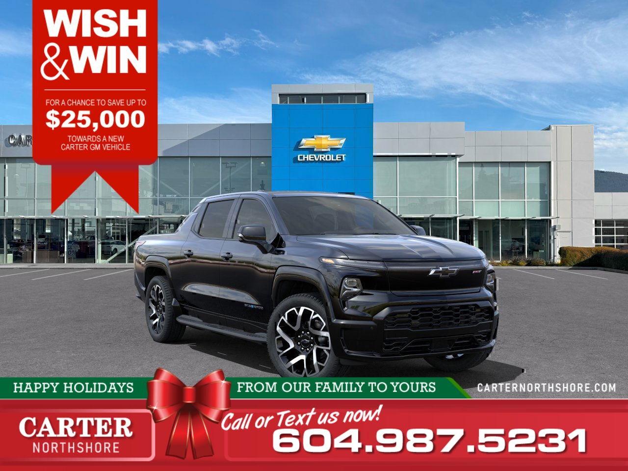 New 2025 Chevrolet Silverado EV Max Range RST | Costco Members Save Up To $1,200! for sale in North Vancouver, BC