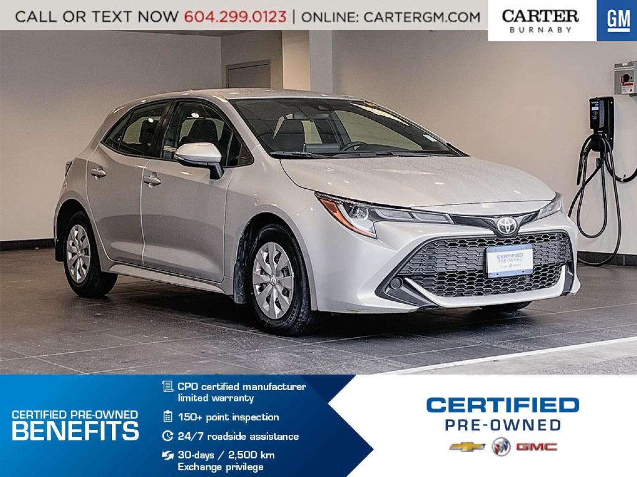 Used 2021 Toyota Corolla Hatchback Cruise Control/Rear Cam/Auto Climate Ctrl/Eco Mode for sale in Burnaby, BC