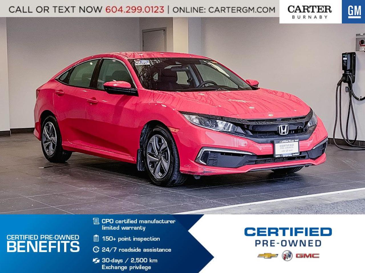 Used 2020 Honda Civic Sedan LX | Alum Wheels/Cruise Ctrl/Rear View Cam for sale in Burnaby, BC