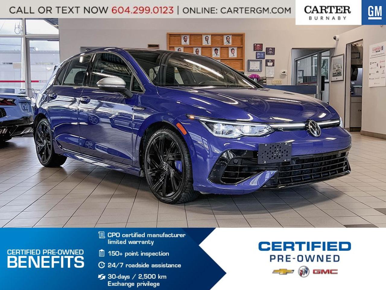 Used 2022 Volkswagen Golf R Alum Wheels/Power Heated Seats with Memory/Navi for sale in Burnaby, BC