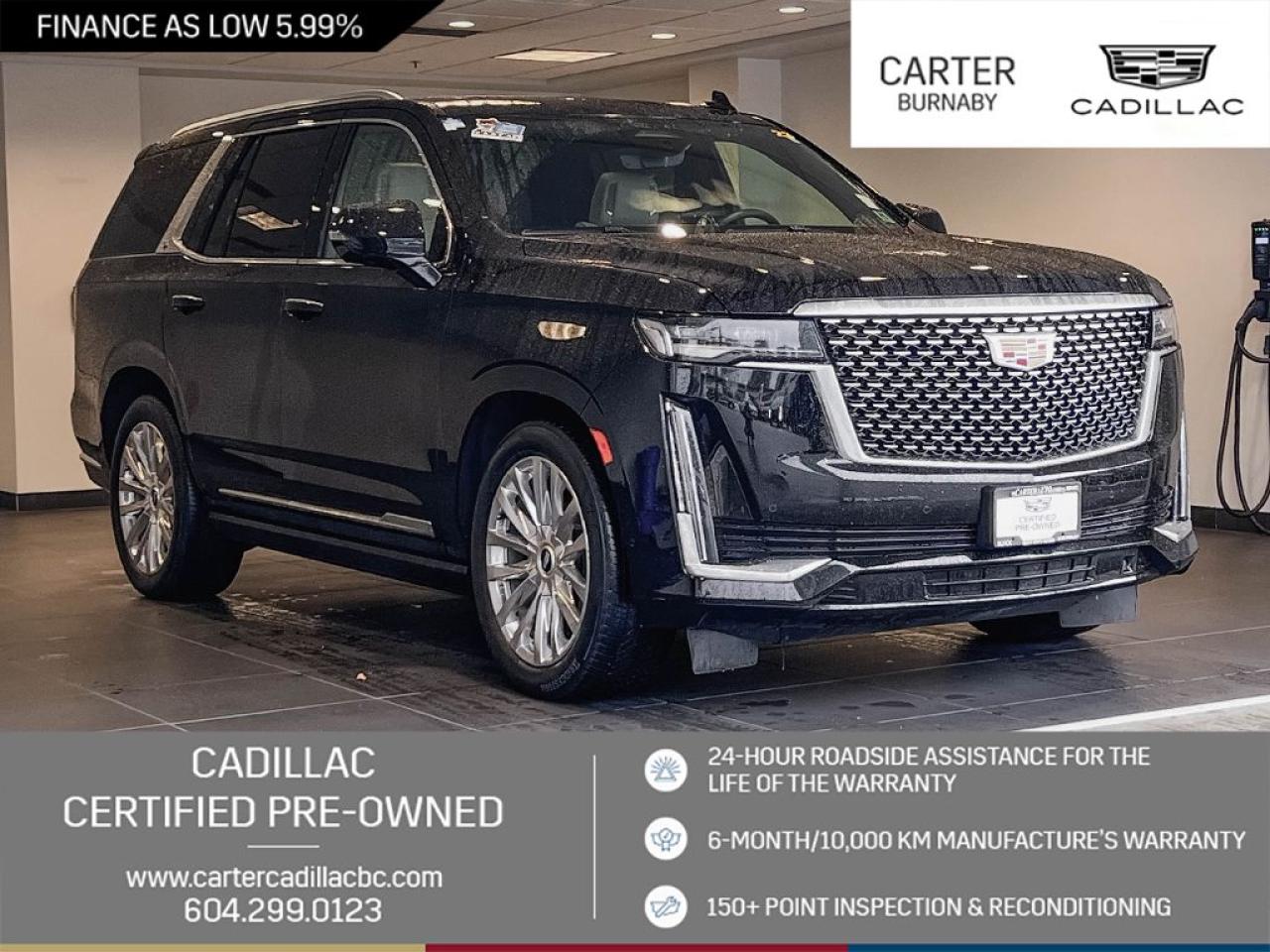 Used 2023 Cadillac Escalade PREMIUM LUXURY 4WD | Alloy Wheels/Pwr Liftgate for sale in Burnaby, BC