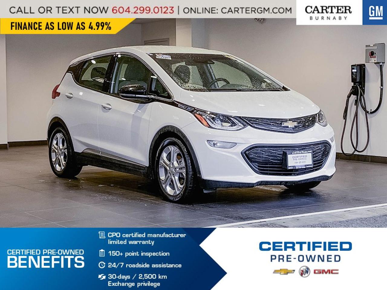 Used 2020 Chevrolet Bolt EV LT | Alum Wheels/Park Assist/Cruise for sale in Burnaby, BC