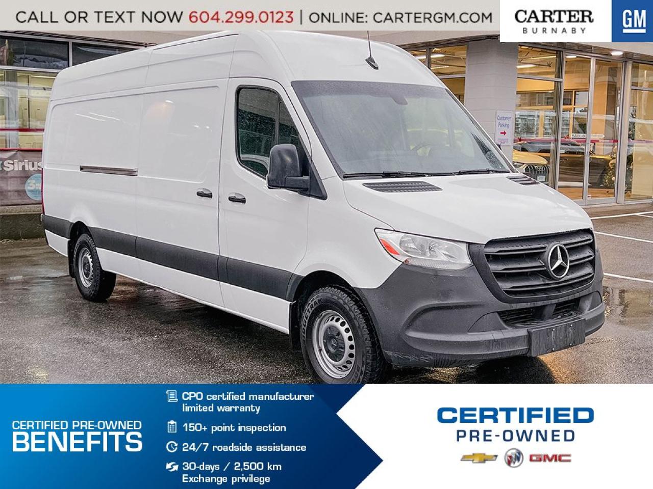 Used 2021 Mercedes-Benz Sprinter Cargo Van Steel Wheels/Keyless Entry/Cruise Ctrl/Rear Camera for sale in Burnaby, BC