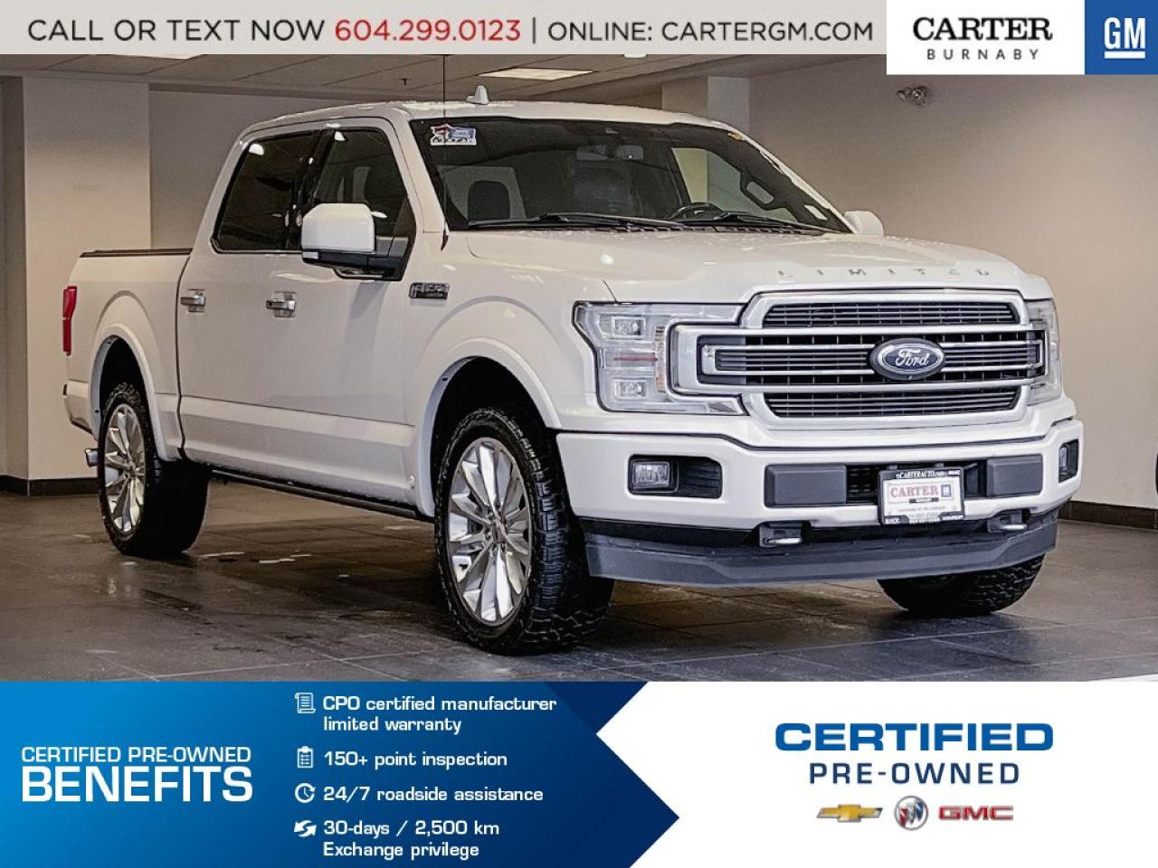 Used 2018 Ford F-150 LIMITED 4WD | Alum Wheels/Pano Sunroof/Cruise for sale in Burnaby, BC