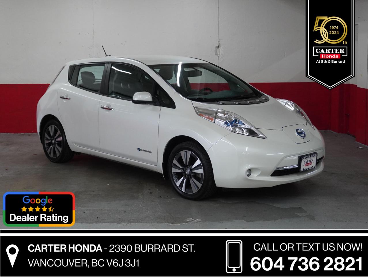 Used 2015 Nissan Leaf SL  360 CAM, BLUETOOTH NO PST! for sale in Vancouver, BC