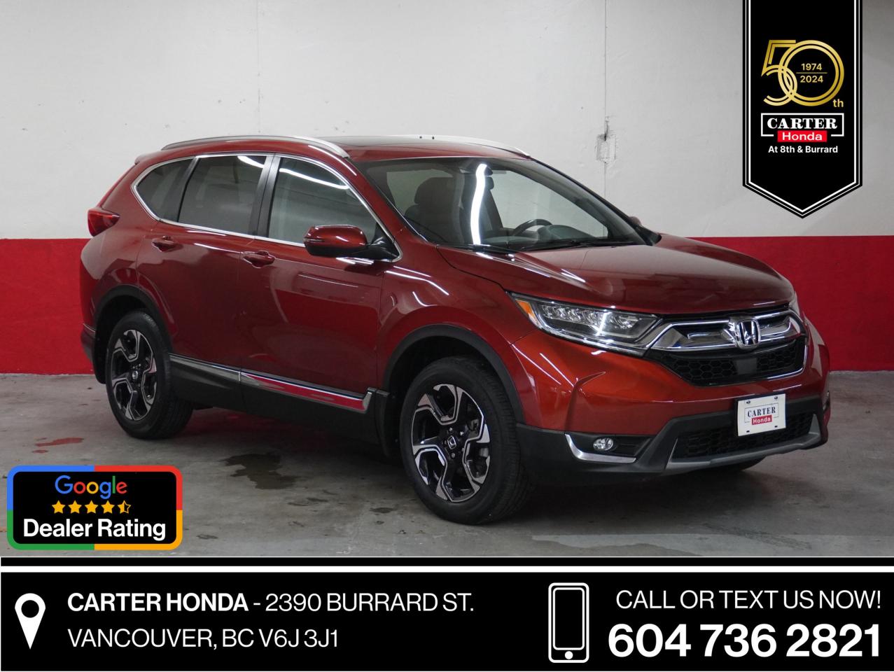 Used 2019 Honda CR-V TOURING AWD, NO ACCIDENTS, GPS, PANROOF for sale in Vancouver, BC