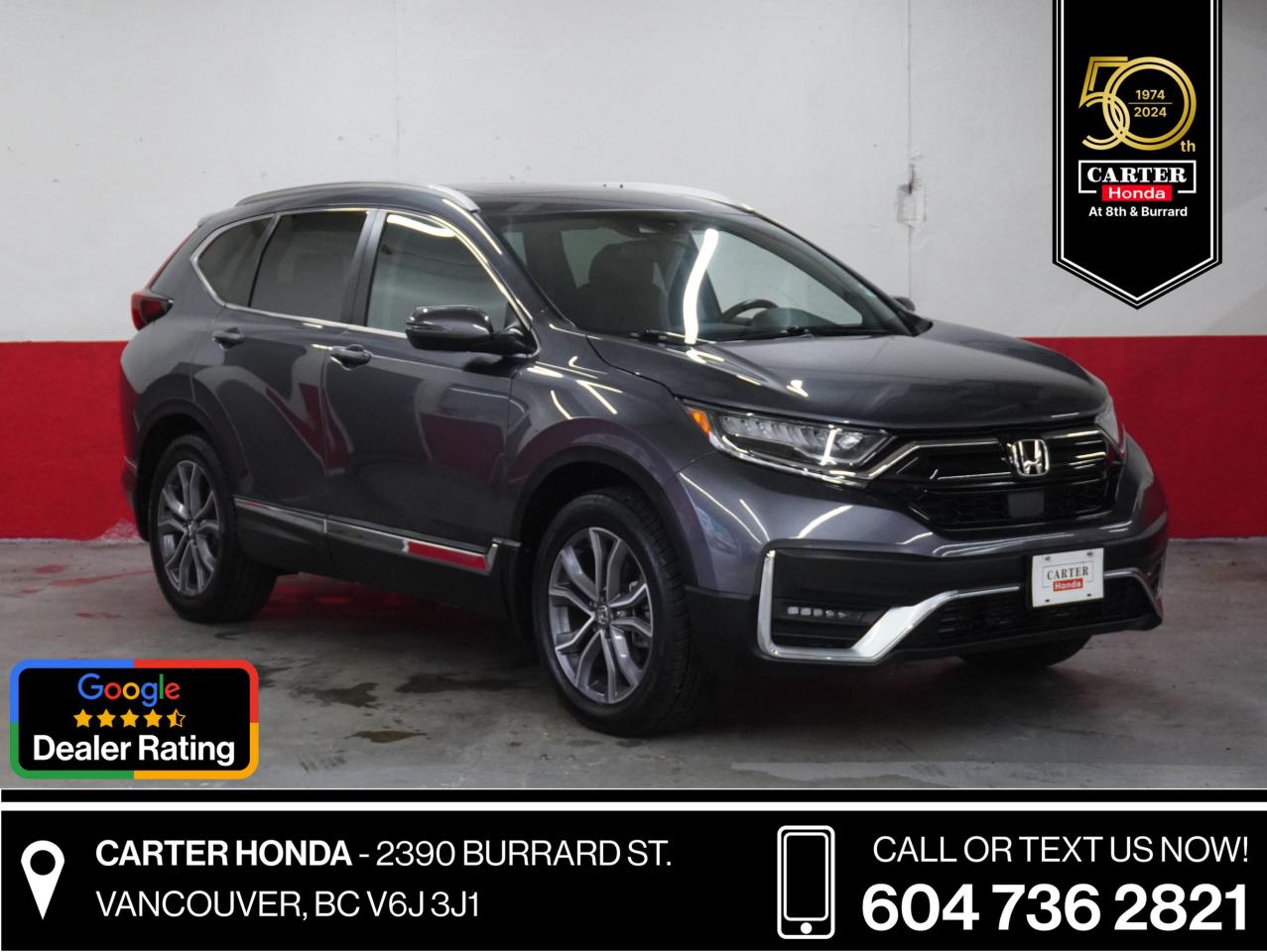 Used 2020 Honda CR-V TOURING APPLE/ANDROID, GPS, PANROOF for sale in Vancouver, BC