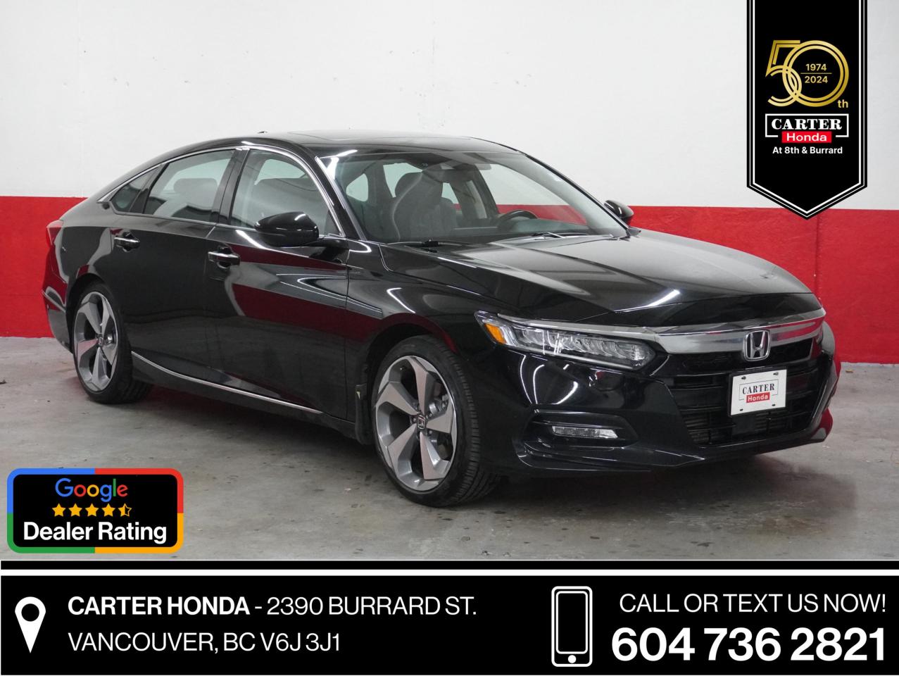 Used 2020 Honda Accord Sedan TOURING NO ACCIDENTS. GPS for sale in Vancouver, BC