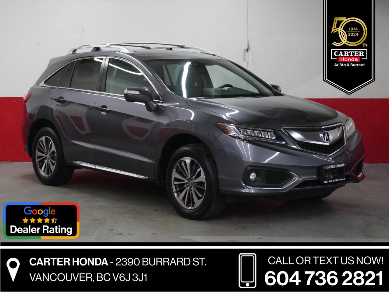 Used 2018 Acura RDX ELITE GPS, LEATHER, VENTED SEATS for sale in Vancouver, BC