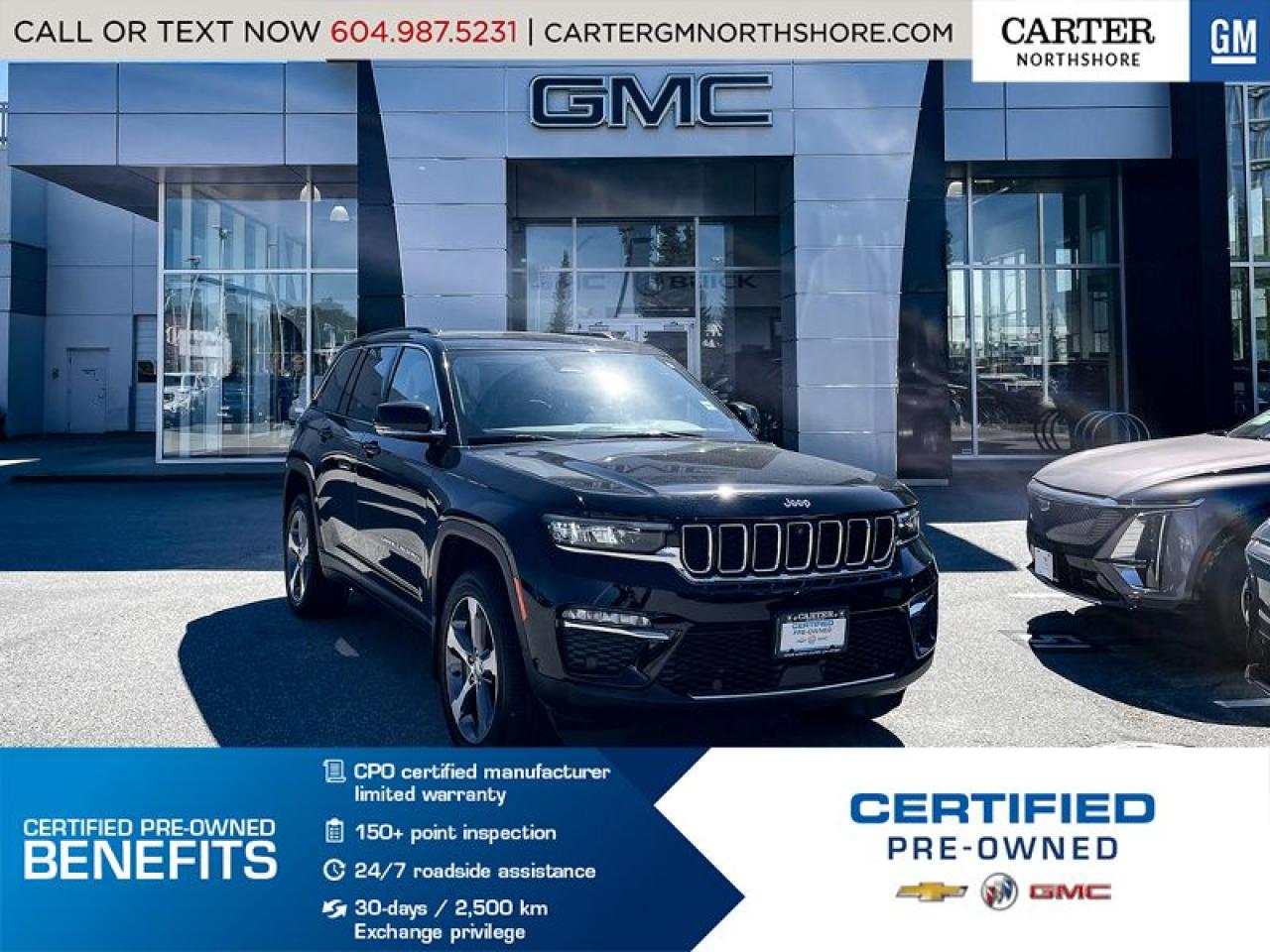 Used 2023 Jeep Grand Cherokee 4xe Summit Reserve/Navigation /Moonroof/Leather for sale in North Vancouver, BC