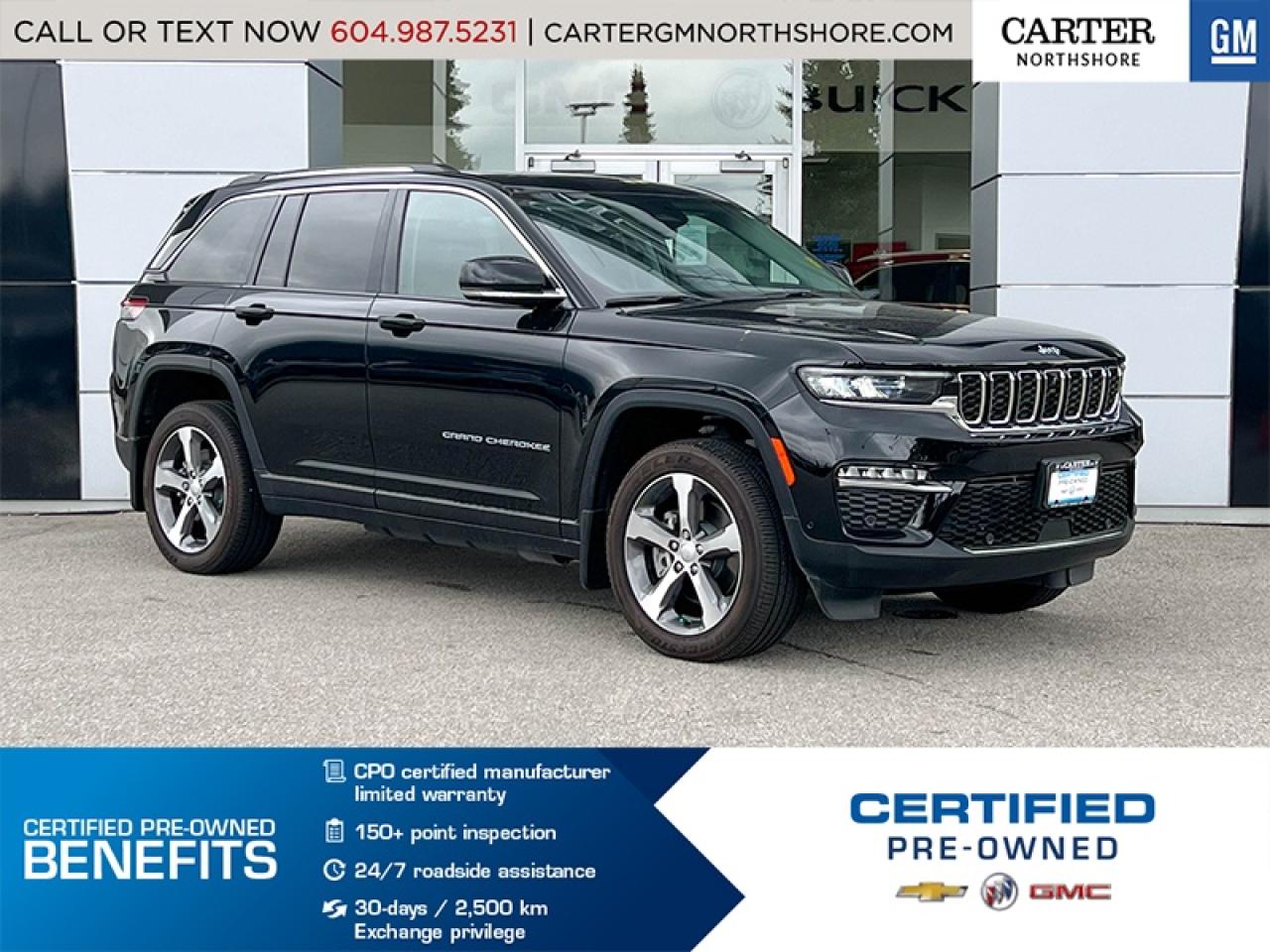 Used 2023 Jeep Grand Cherokee 4xe Summit Reserve/Navigation /Moonroof/Leather for sale in North Vancouver, BC