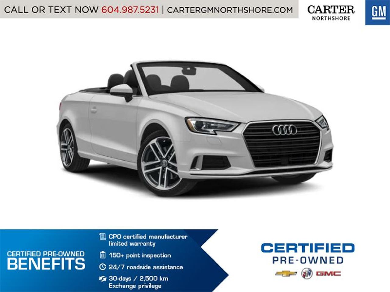 Used 2018 Audi A3 Cabriolet Technik for sale in North Vancouver, BC