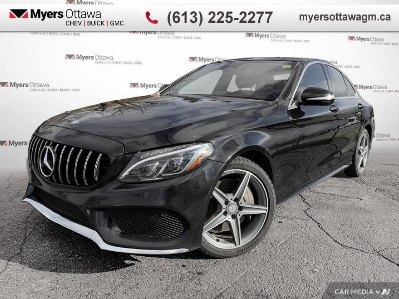 Used 2015 Mercedes-Benz C-Class C300  C300 4MATIC SEDAN, BLACK WHEELS, BLACK ON BLACK for sale in Ottawa, ON